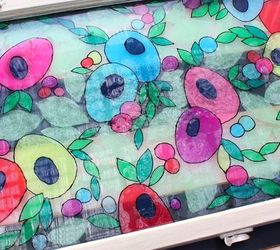 Tissue Paper and Resin Stained Glass